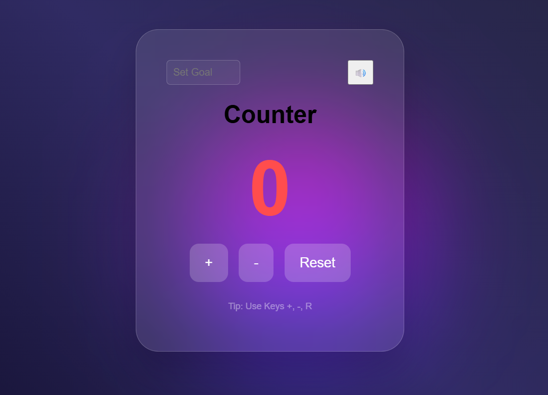 Pro Goal Counter